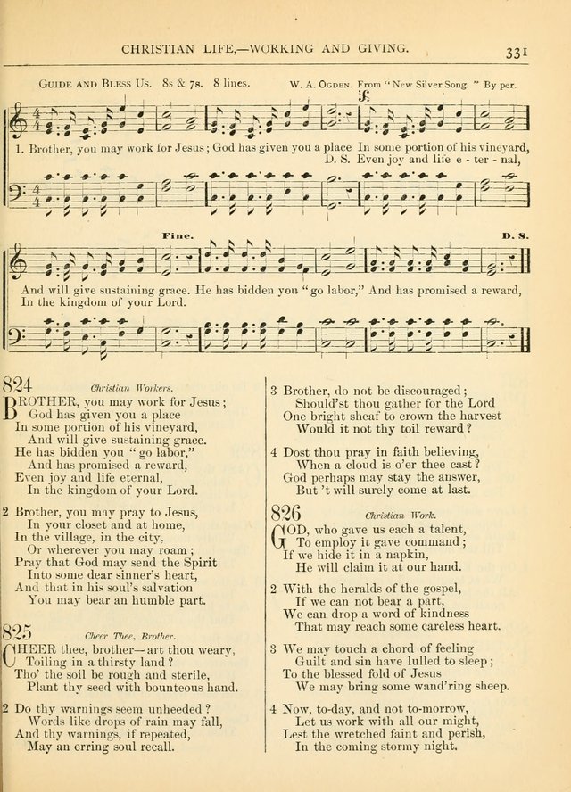 Hymns for the Sanctuary and Social Worship: with tunes page 335