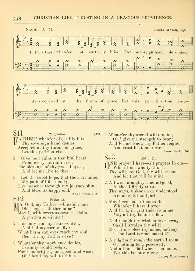 Hymns for the Sanctuary and Social Worship: with tunes page 342