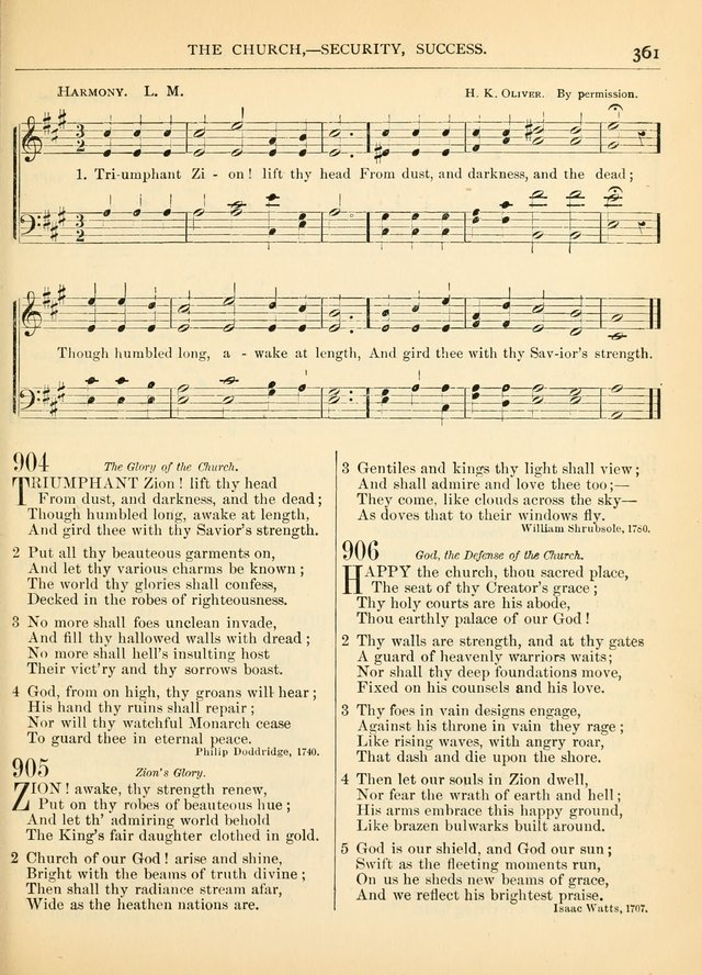 Hymns for the Sanctuary and Social Worship: with tunes page 365