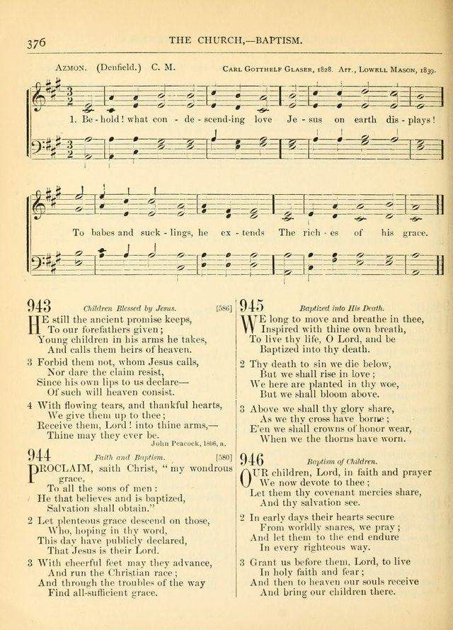 Hymns for the Sanctuary and Social Worship: with tunes page 380