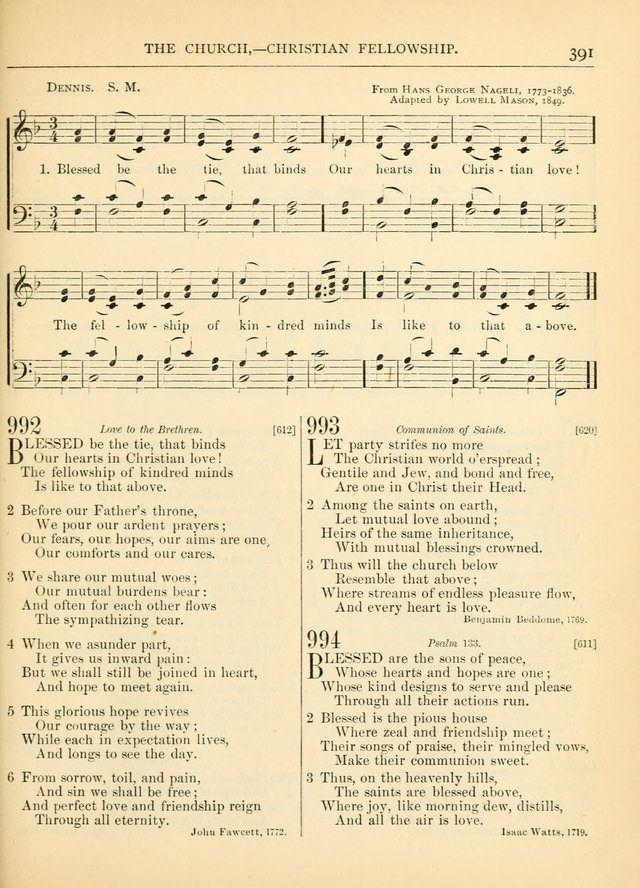 Hymns for the Sanctuary and Social Worship: with tunes page 395
