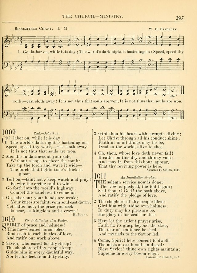 Hymns for the Sanctuary and Social Worship: with tunes page 401