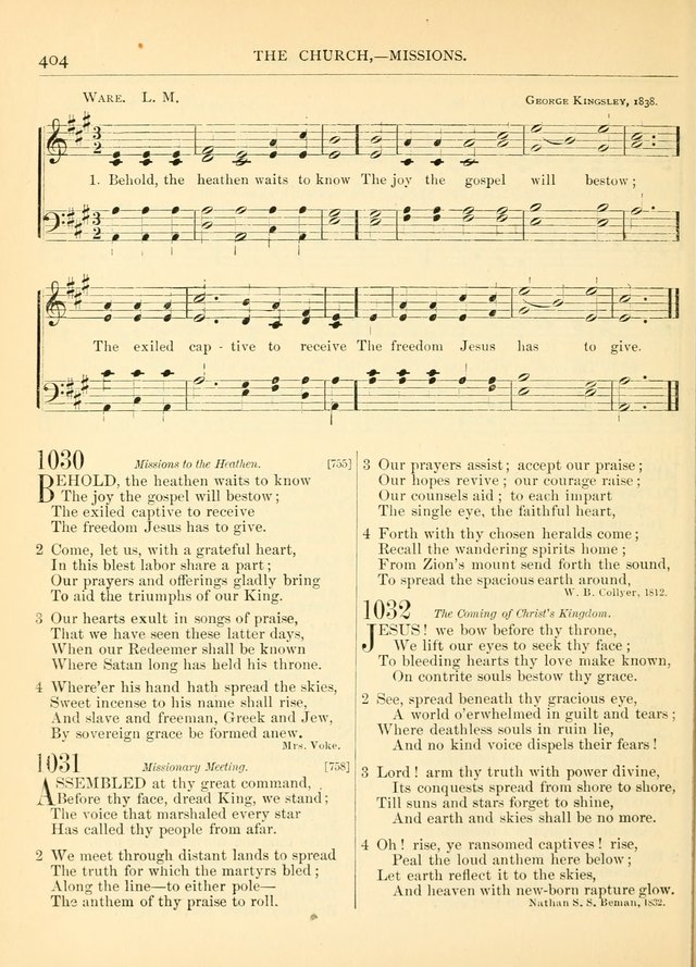 Hymns for the Sanctuary and Social Worship: with tunes page 408