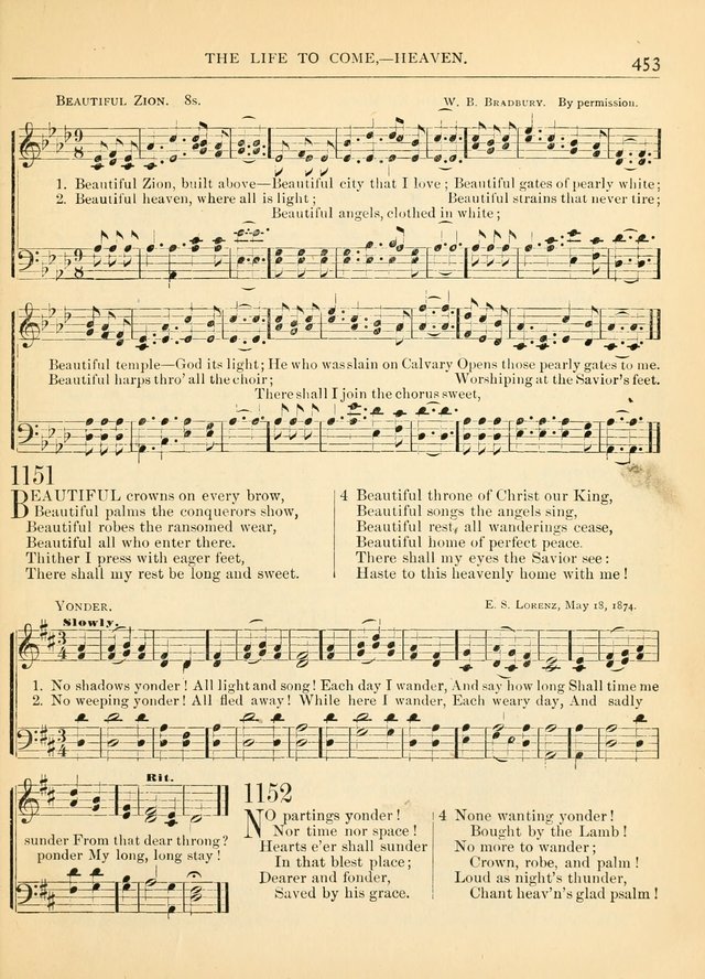 Hymns for the Sanctuary and Social Worship: with tunes page 457