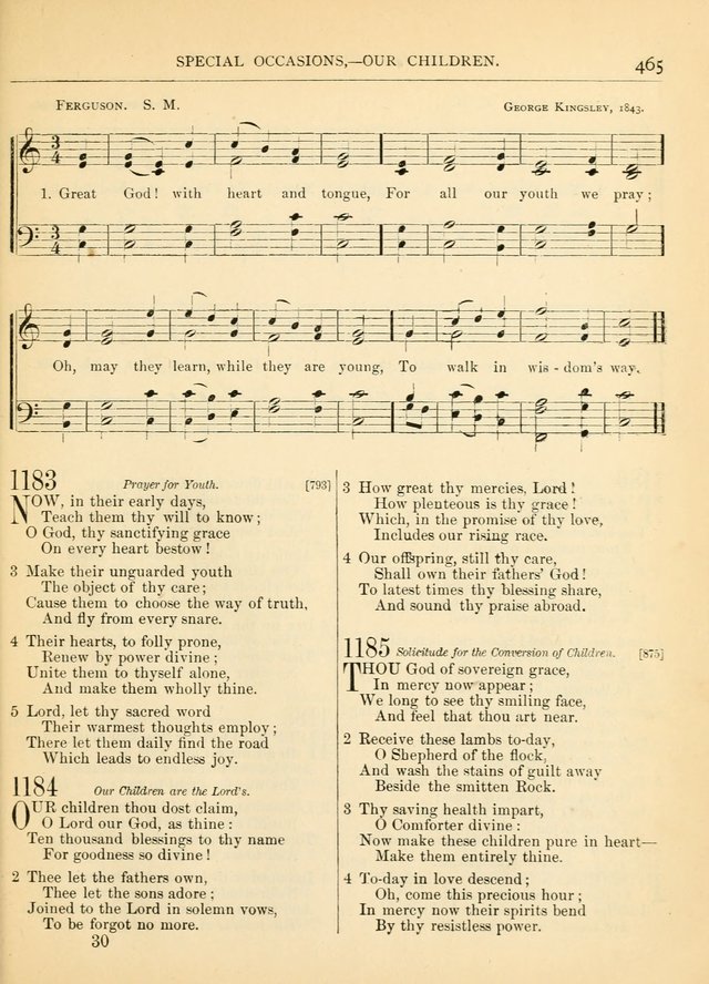 Hymns for the Sanctuary and Social Worship: with tunes page 469