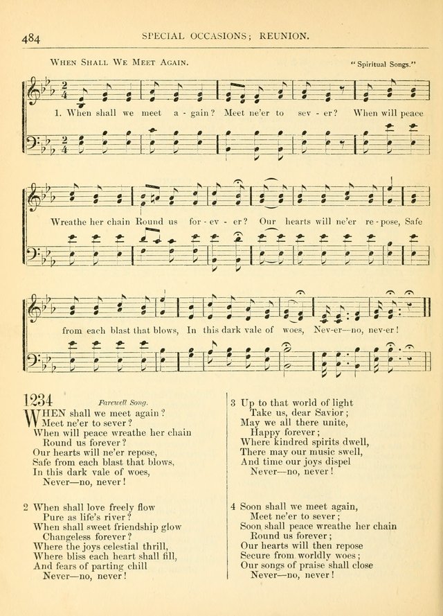 Hymns for the Sanctuary and Social Worship: with tunes page 488