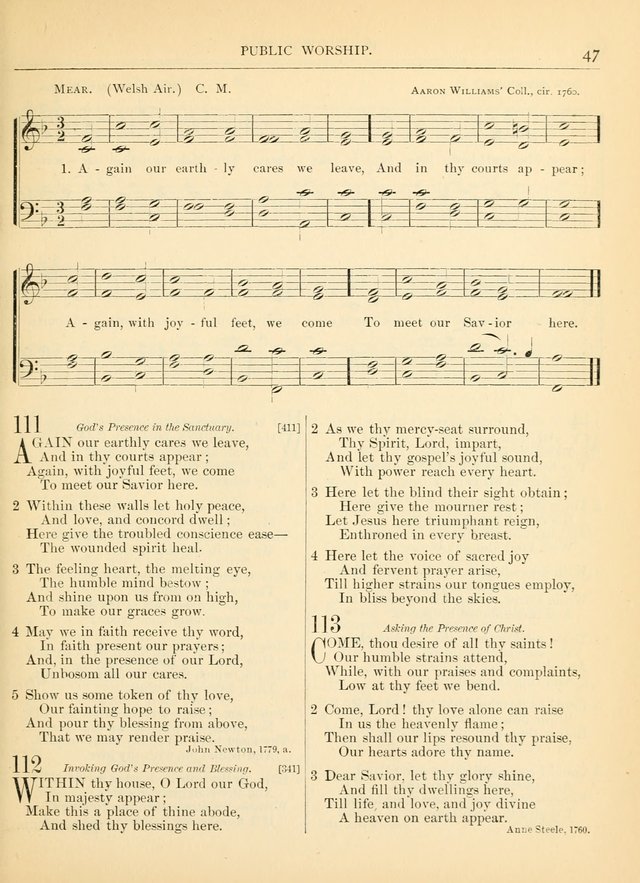 Hymns for the Sanctuary and Social Worship: with tunes page 49