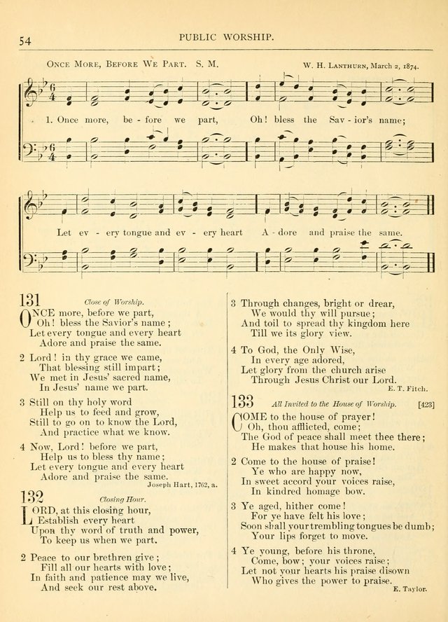 Hymns for the Sanctuary and Social Worship: with tunes page 56