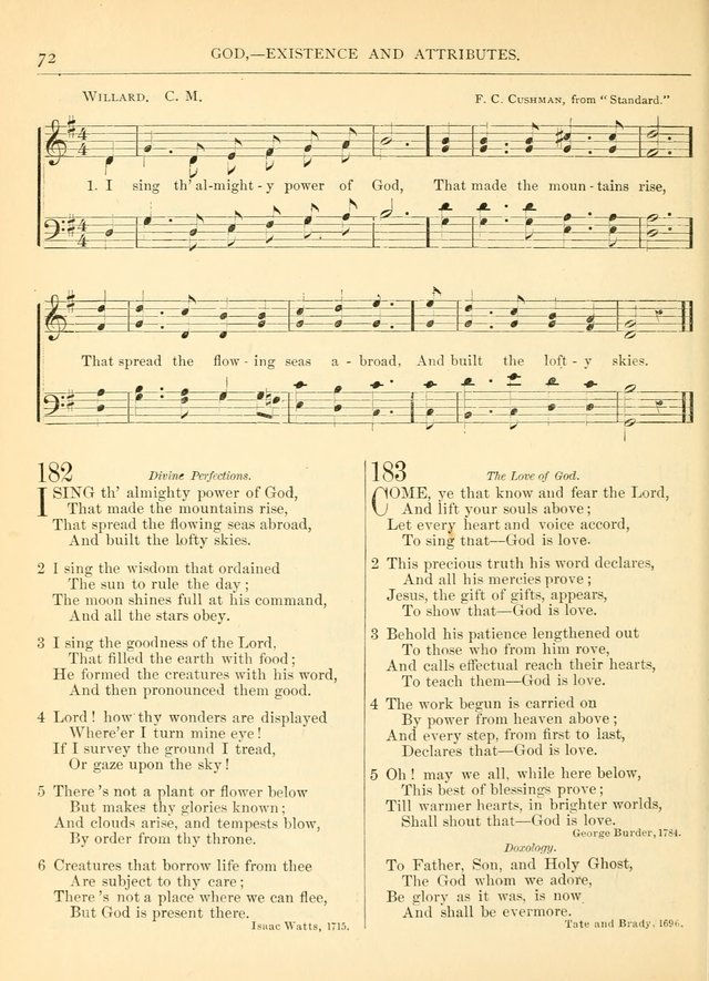 Hymns for the Sanctuary and Social Worship: with tunes page 74