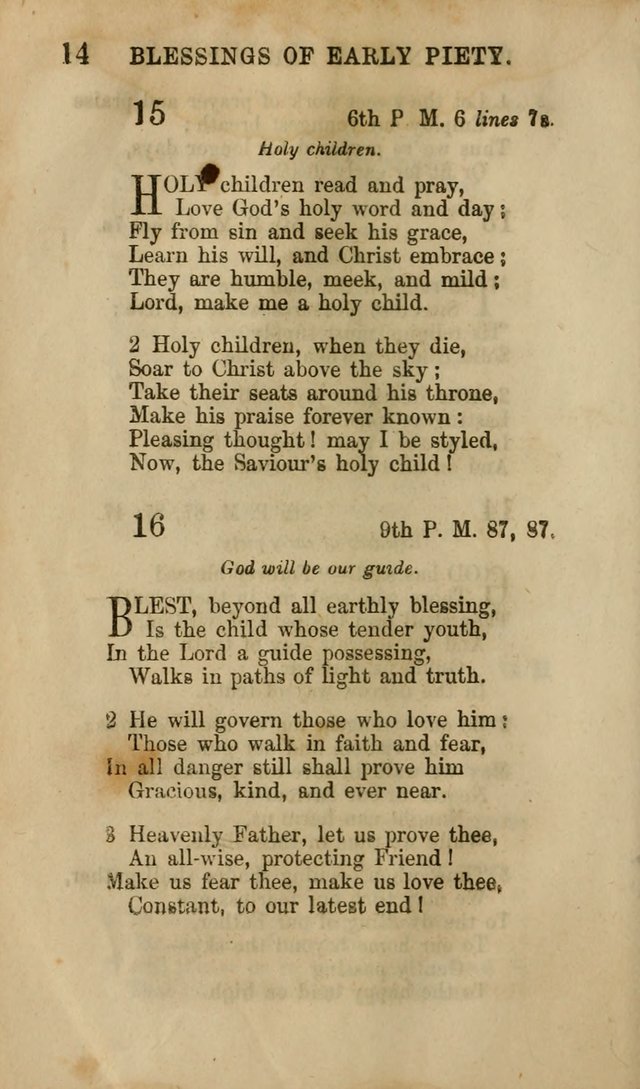 Hymns for Sunday Schools, Youth, and Children page 14