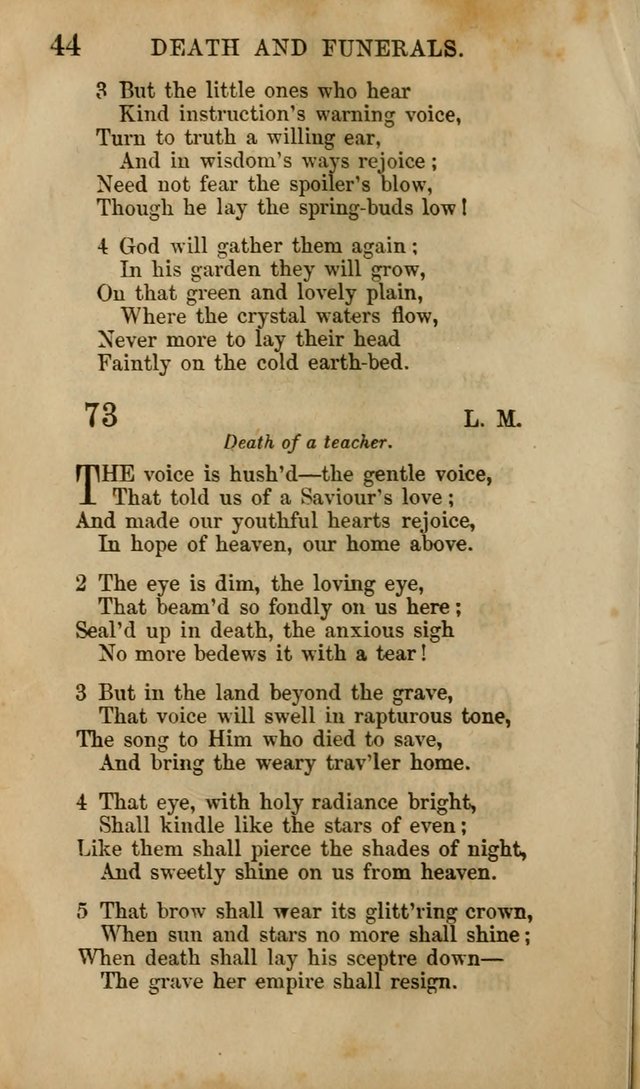 Hymns for Sunday Schools, Youth, and Children page 44