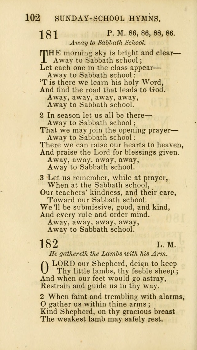 Hymns for Sunday Schools, Youth and Children page 104