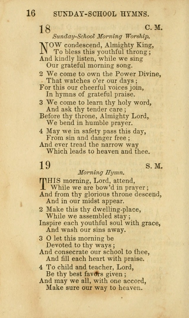 Hymns for Sunday Schools, Youth and Children page 16