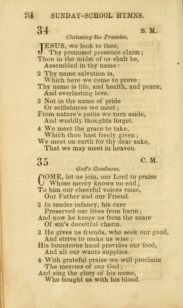 Hymns for Sunday Schools, Youth and Children page 24