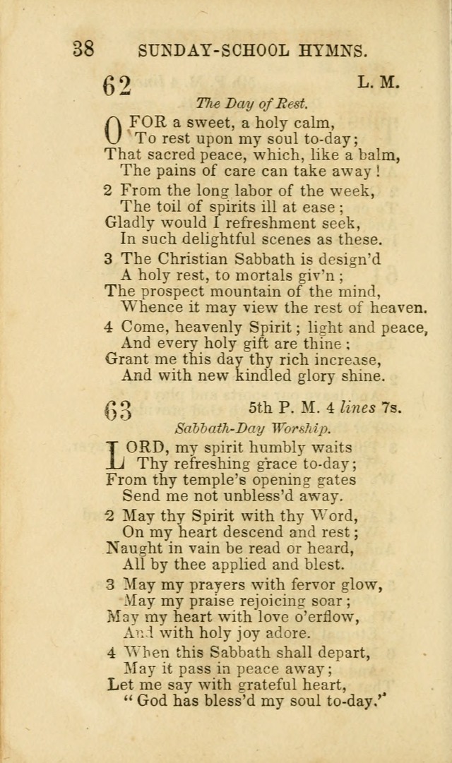 Hymns for Sunday Schools, Youth and Children page 38