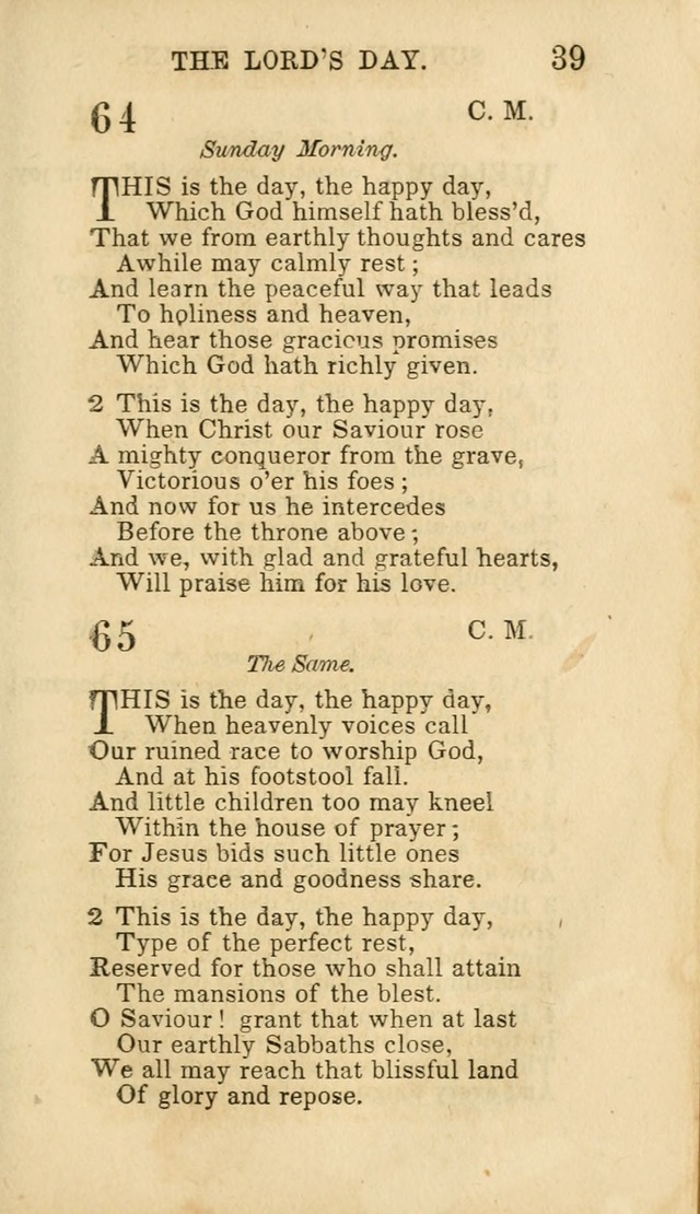 Hymns for Sunday Schools, Youth and Children page 39