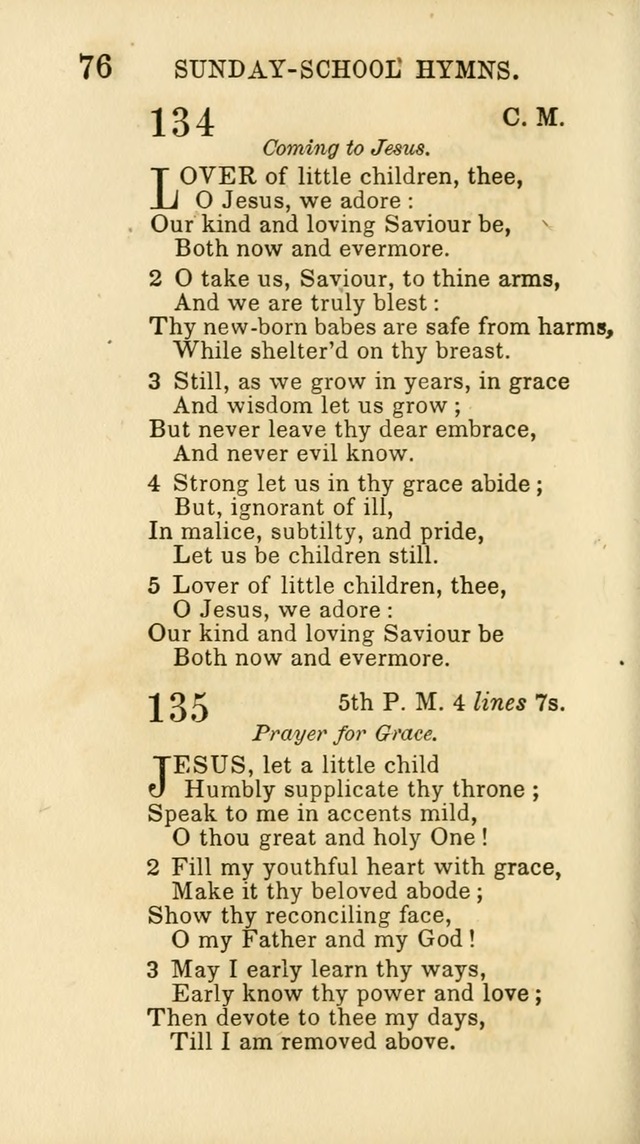 Hymns for Sunday Schools, Youth and Children page 76
