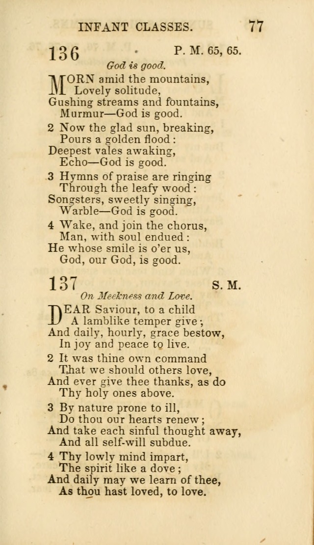 Hymns for Sunday Schools, Youth and Children page 77