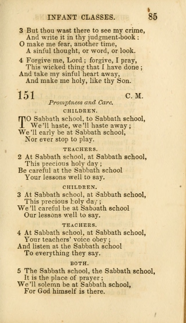Hymns for Sunday Schools, Youth and Children page 85