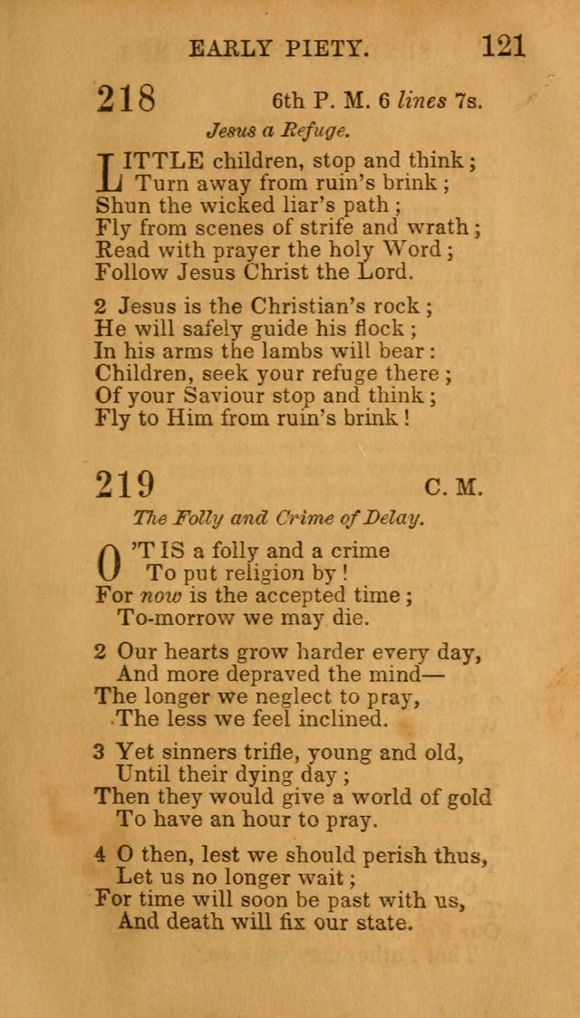 Hymns for Sunday Schools, Youth, and Children page 121