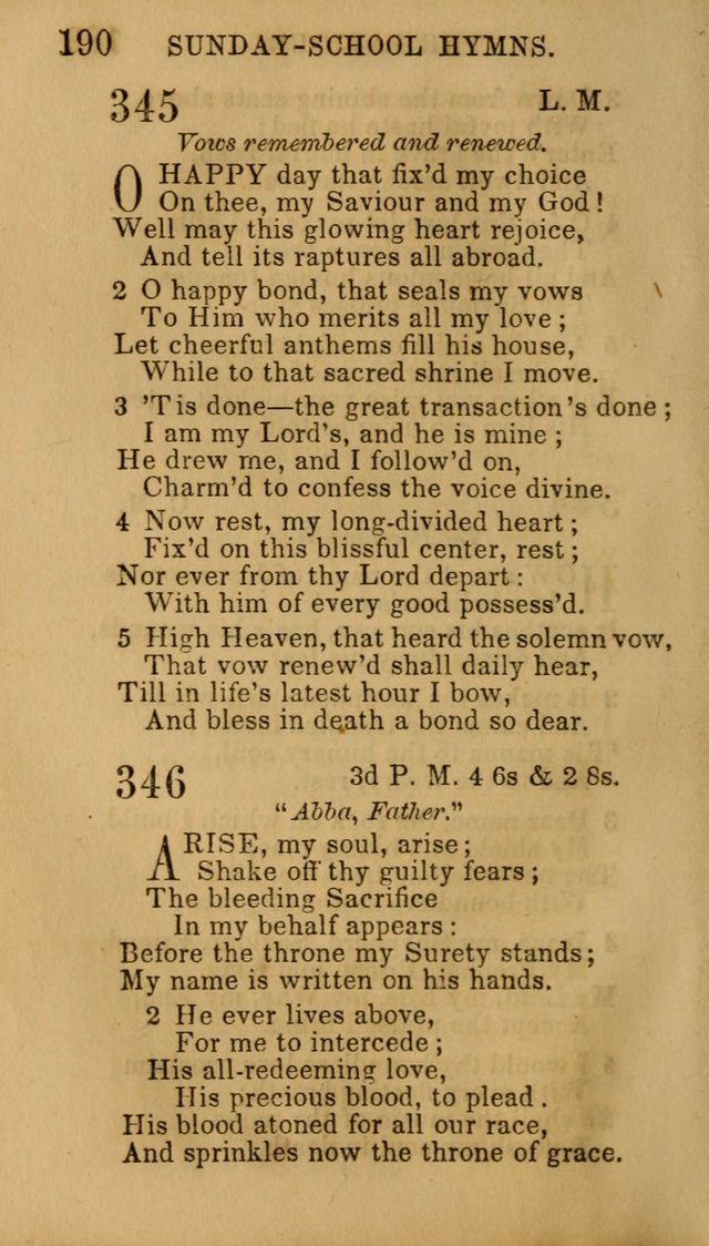 Hymns for Sunday Schools, Youth, and Children page 196