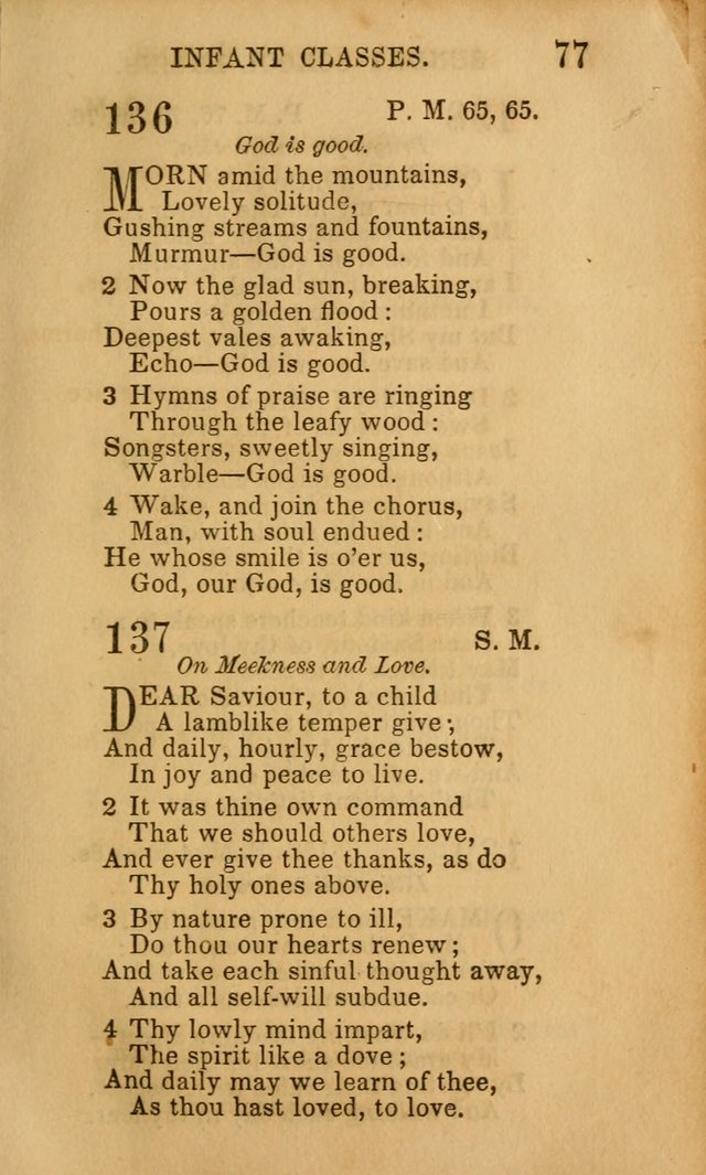 Hymns for Sunday Schools, Youth, and Children page 77