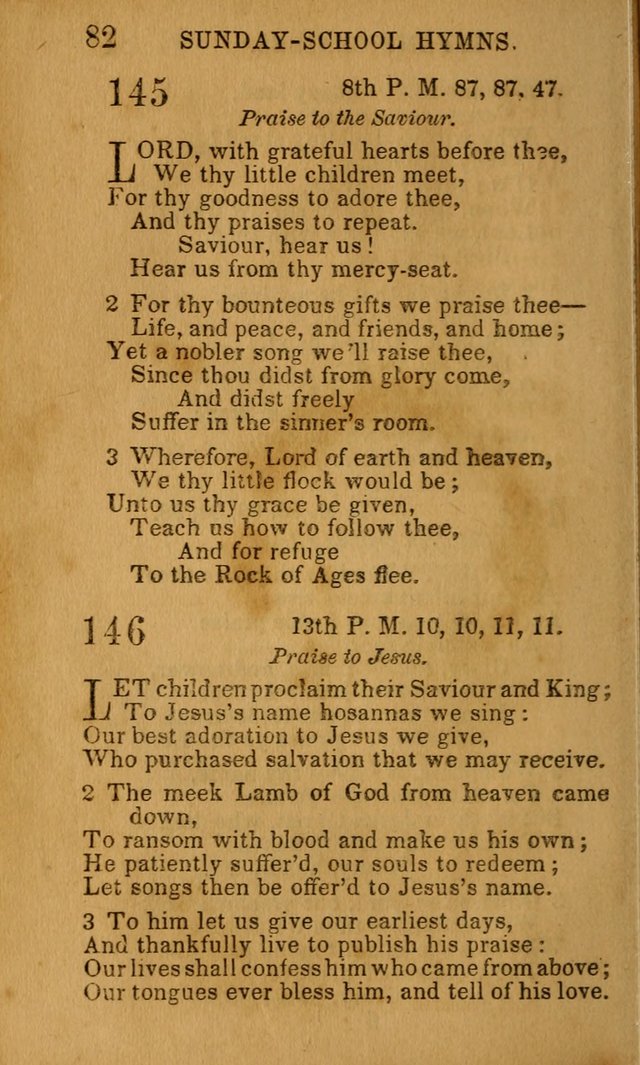 Hymns for Sunday Schools, Youth, and Children page 82