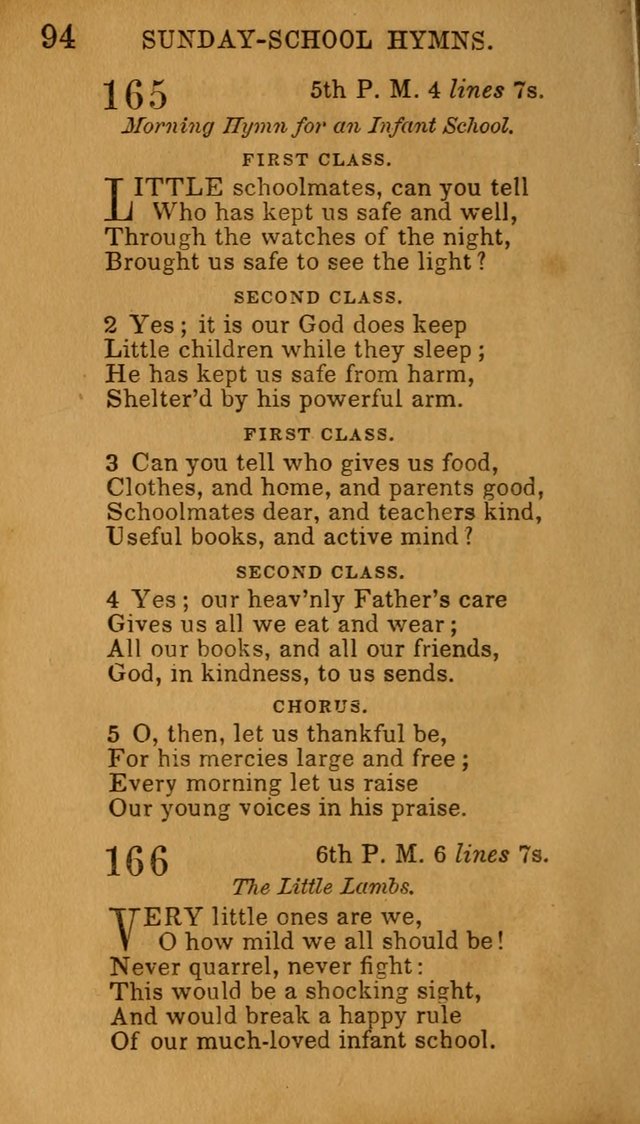 Hymns for Sunday Schools, Youth, and Children page 94