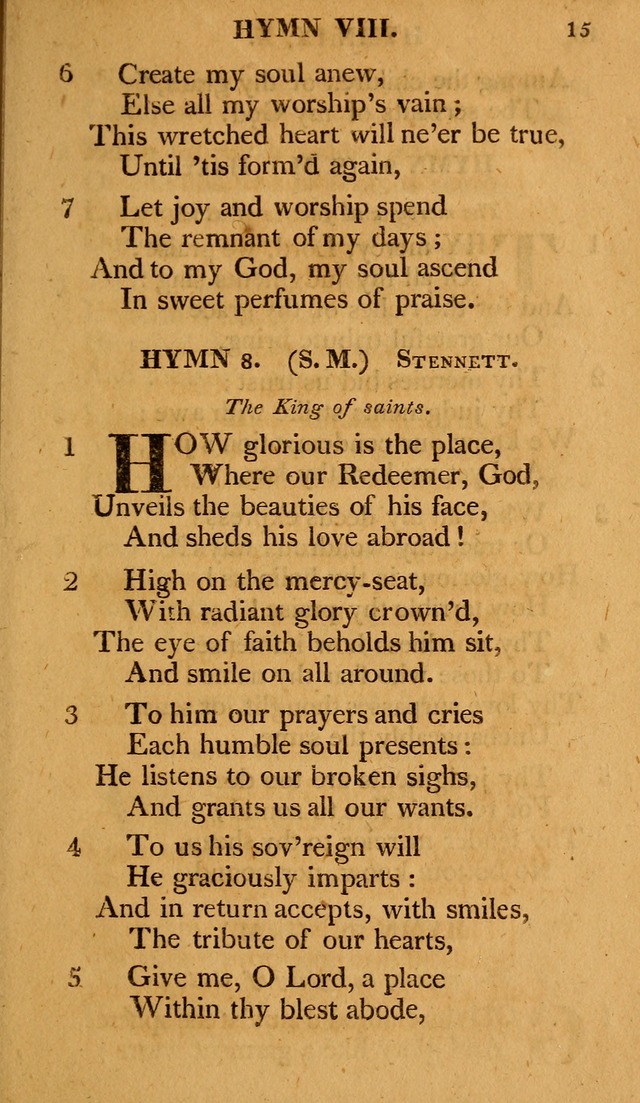 Hymns for Social Worship: collected from various authors page 9