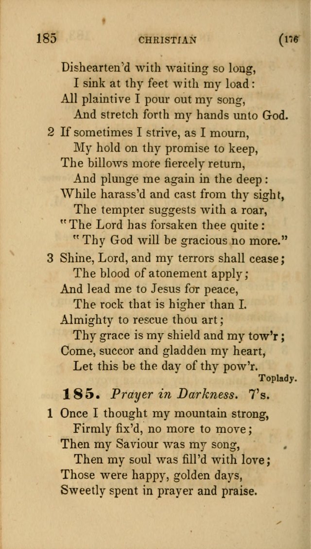 Hymns for Social Worship: selected from Watts, Doddridge, Newton, Cowper, Steele and others page 176