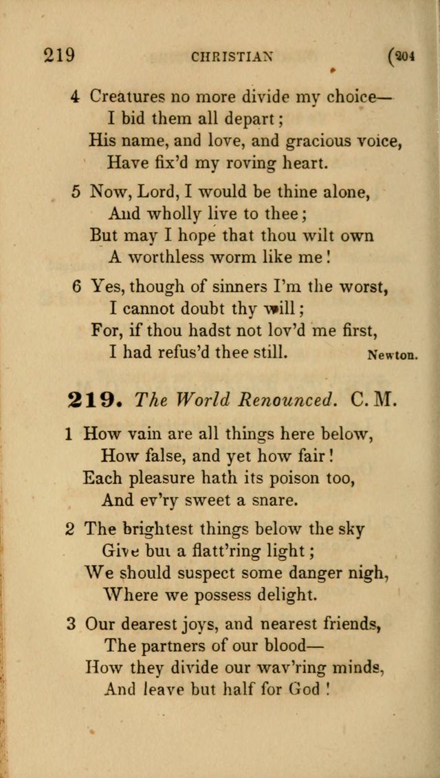 Hymns for Social Worship: selected from Watts, Doddridge, Newton, Cowper, Steele and others page 204