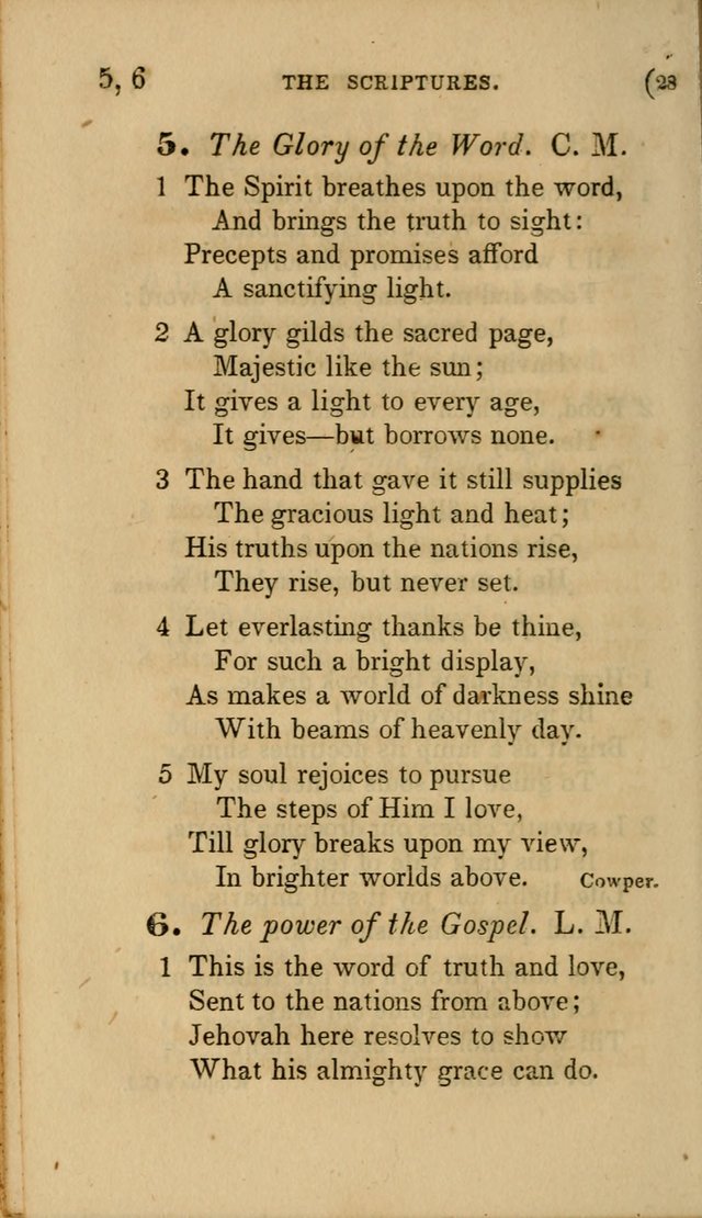 Hymns for Social Worship: selected from Watts, Doddridge, Newton, Cowper, Steele and others page 28