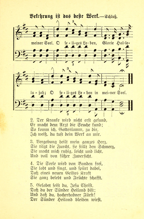 Heilstöne: eine Sammlung von alten und neuen Liedern mit Chorus, zum Gebrauch für Evangelisations-, Gebets- und Lagerversammlungen page 23