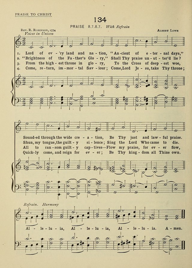 Hymns and Tunes for Schools page 134
