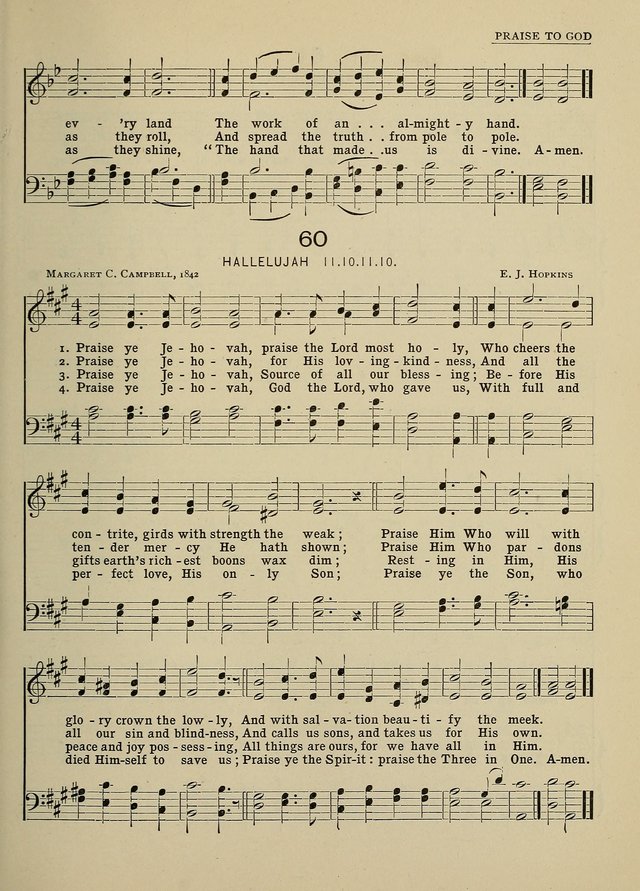 Hymns and Tunes for Schools page 55
