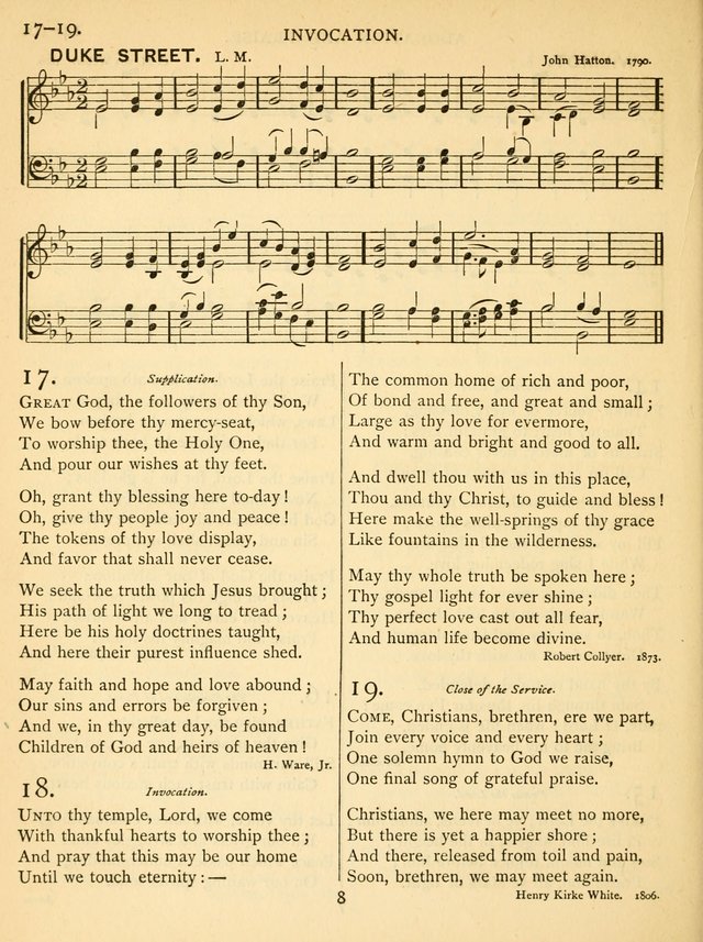 Hymn and Tune Book for the Church and the Home. (Rev. ed.) page 9