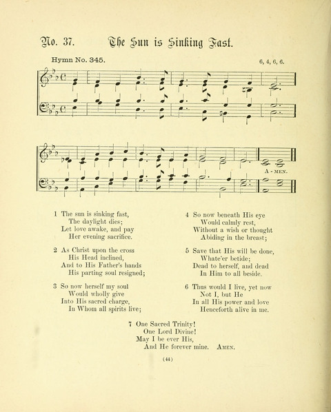 Hymn Tunes: being further contributions to the hymnody of the church page 44