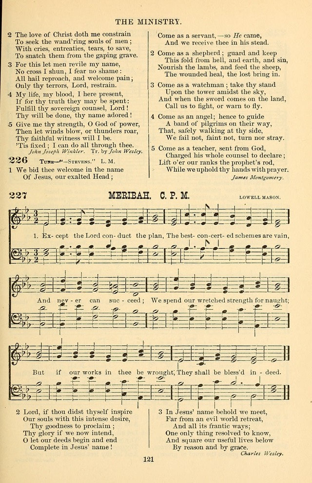 Hymn and Tune Book of the Methodist Episcopal Church, South (Round Note Ed.) page 121
