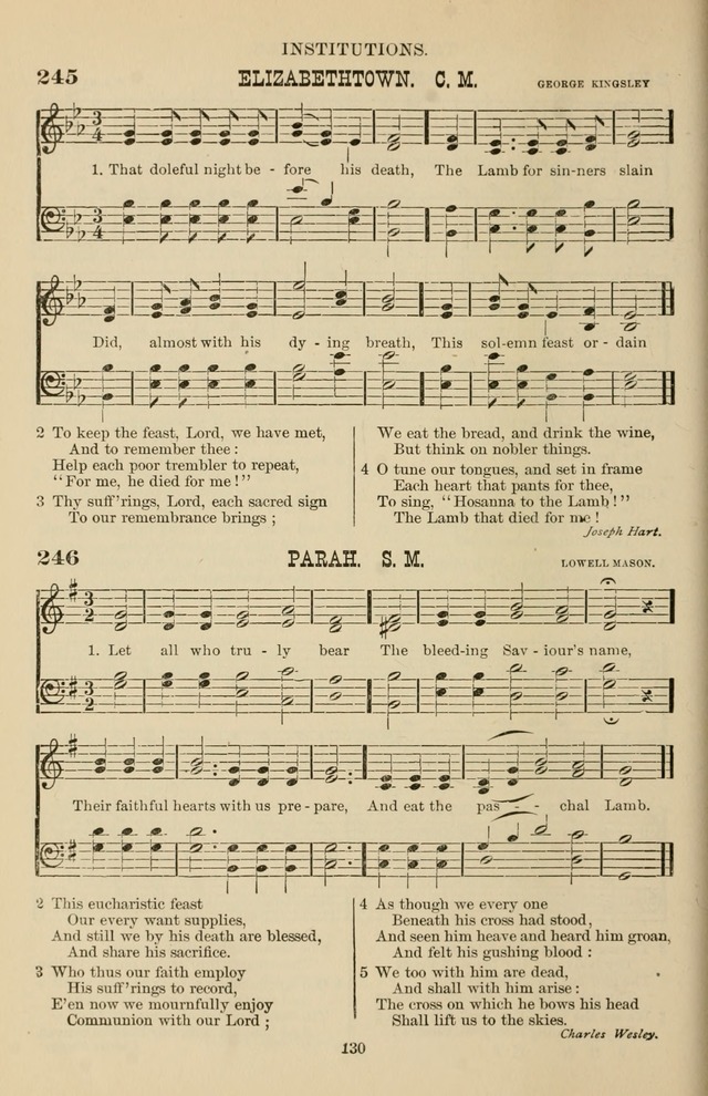 Hymn and Tune Book of the Methodist Episcopal Church, South (Round Note Ed.) page 130