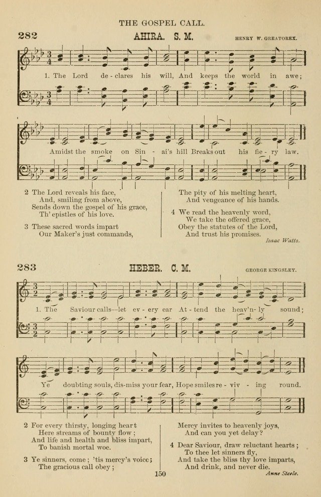 Hymn and Tune Book of the Methodist Episcopal Church, South (Round Note Ed.) page 150