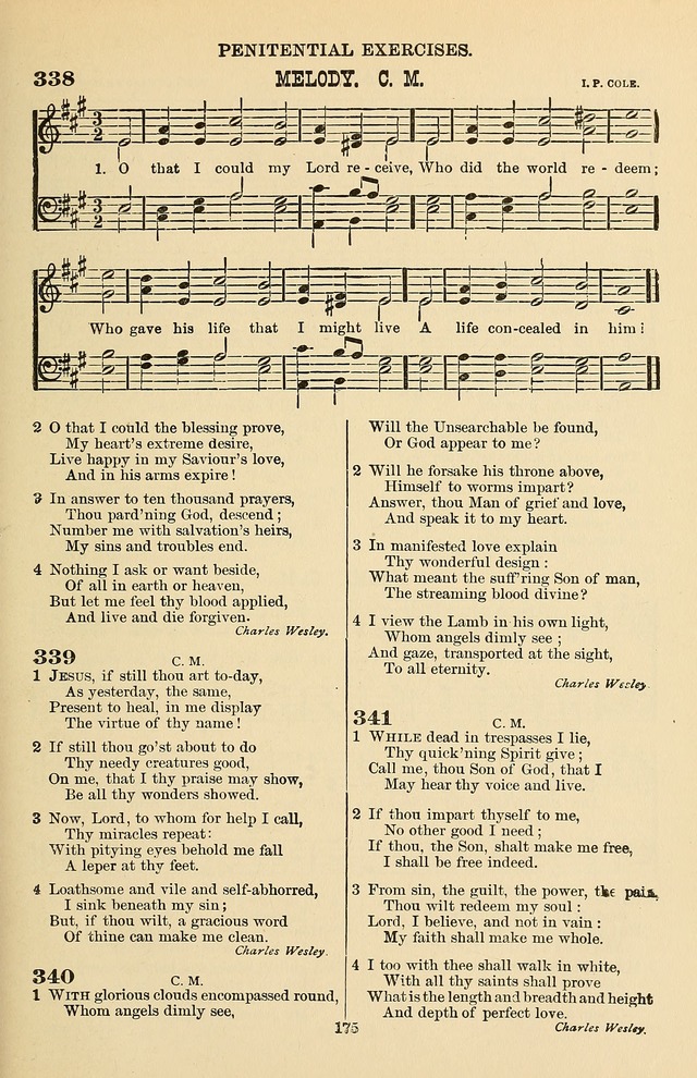 Hymn and Tune Book of the Methodist Episcopal Church, South (Round Note Ed.) page 175