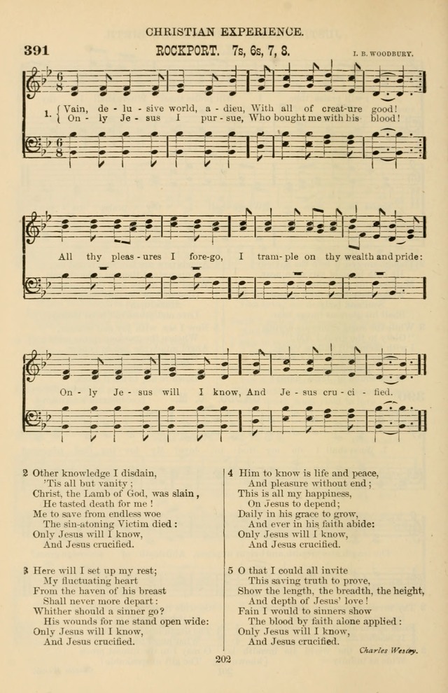 Hymn and Tune Book of the Methodist Episcopal Church, South (Round Note Ed.) page 202