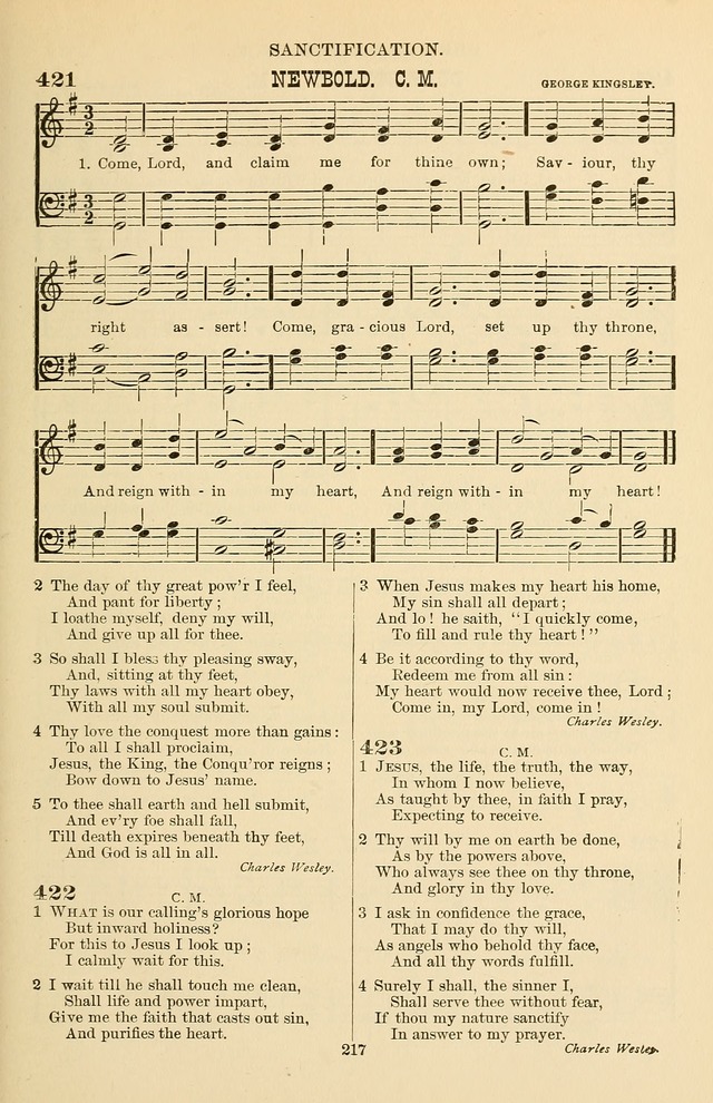 Hymn and Tune Book of the Methodist Episcopal Church, South (Round Note Ed.) page 217