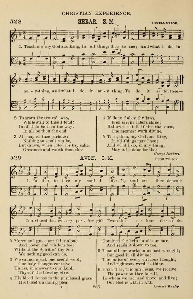 Hymn and Tune Book of the Methodist Episcopal Church, South (Round Note Ed.) page 266