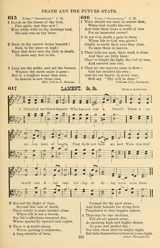 Hymn and Tune Book of the Methodist Episcopal Church, South (Round Note Ed.) page 311