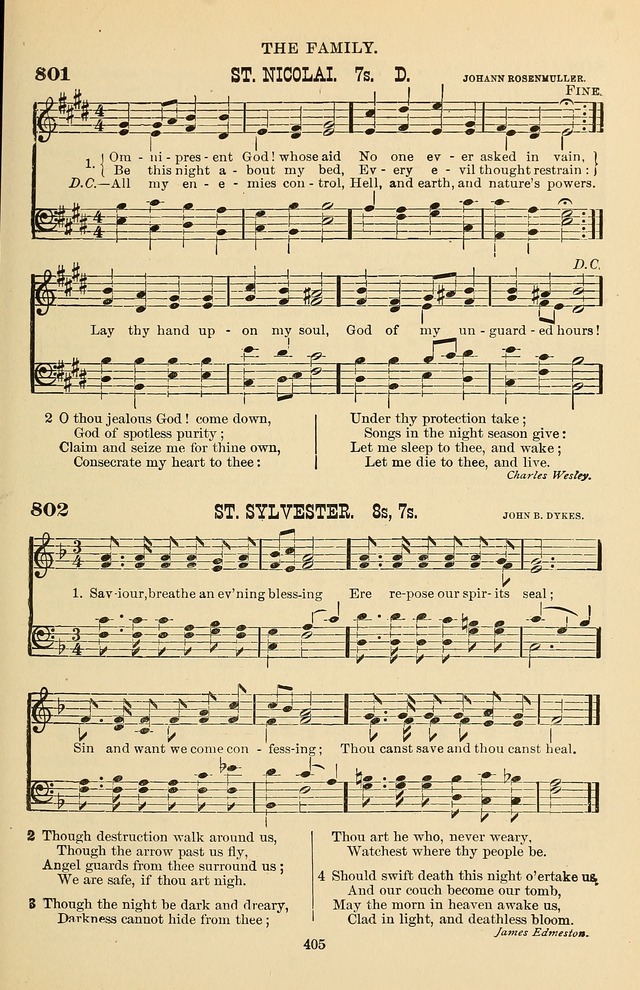 Hymn and Tune Book of the Methodist Episcopal Church, South (Round Note Ed.) page 405