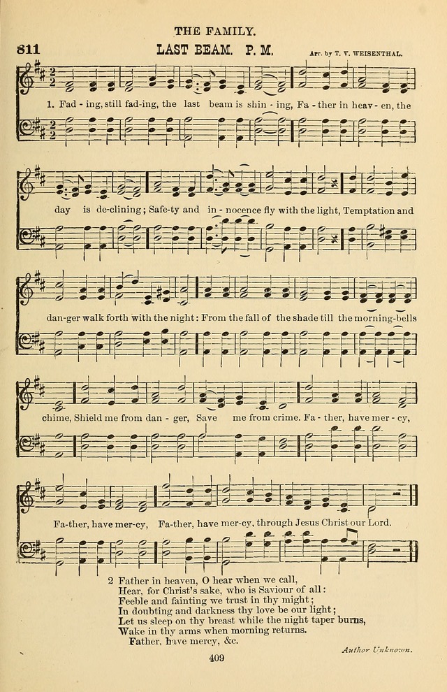 Hymn and Tune Book of the Methodist Episcopal Church, South (Round Note Ed.) page 409