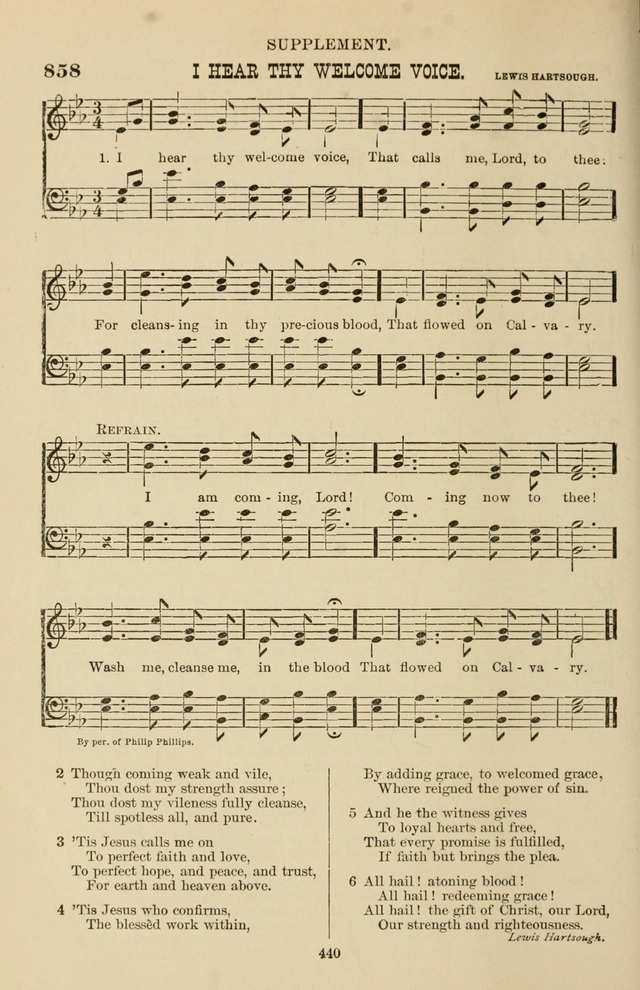 Hymn and Tune Book of the Methodist Episcopal Church, South (Round Note Ed.) page 440