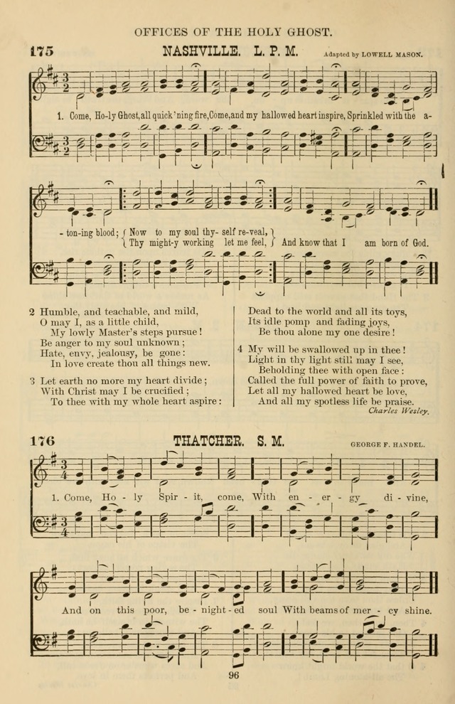 Hymn and Tune Book of the Methodist Episcopal Church, South (Round Note Ed.) page 96