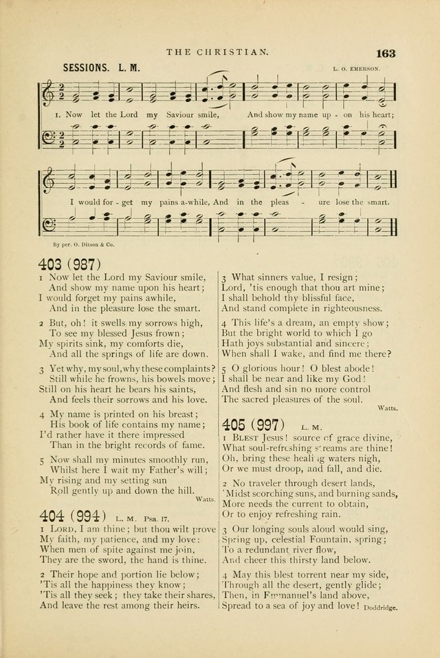 Hymn and Tune Book for Use in Old School or Primitive Baptist Churches page 163